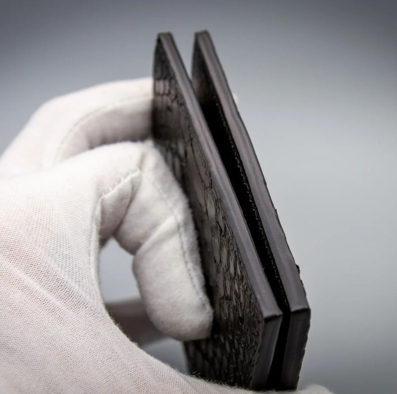 Handmade Snack Design Leather Wallet