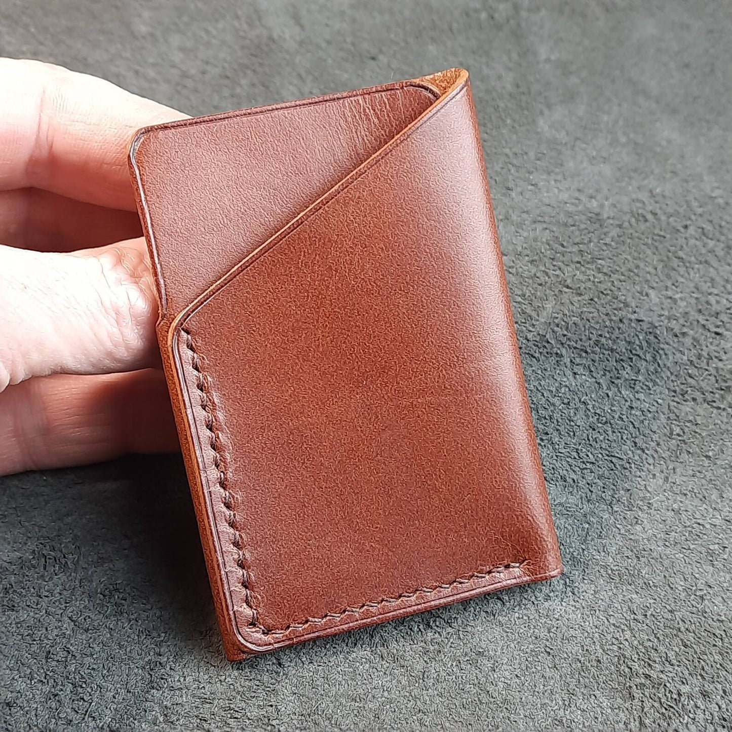 Leather Wallet Handmade, Minimalist leather wallet, slim wallet, card wallet