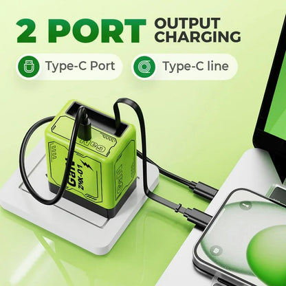 2-in-1 GaN 120w Fast Charger